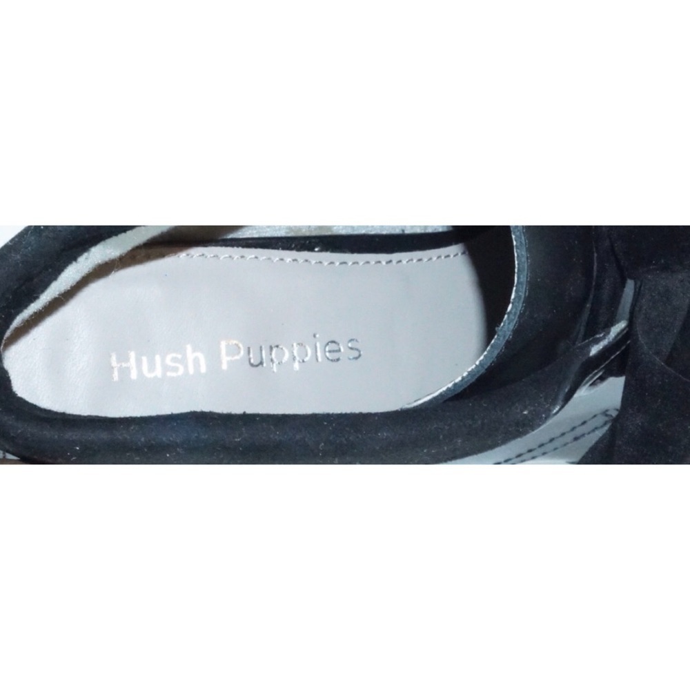 Hush Puppies Women's Black Bow Tie Ankle Boots 7 - Picture 7 of 8